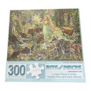 Bits And Pieces Mother Natures Magic 300 Piece Jigsaw Puzzle  18"x 24"